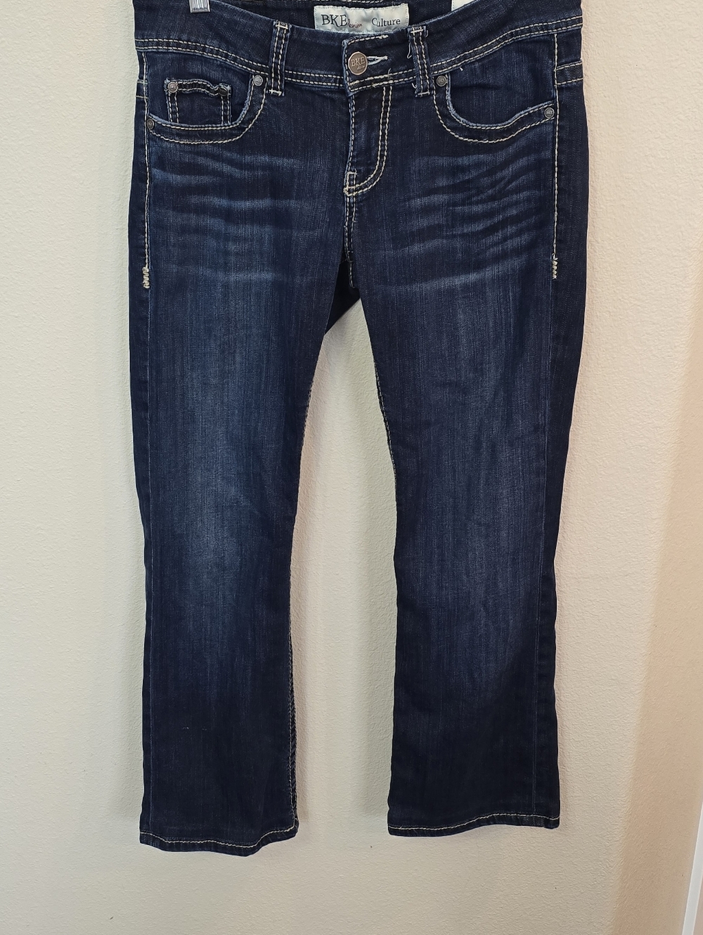 BKE Culture Stretch Bootcut Denim Casual Jeans  Womens 28R - Picture 12 of 16